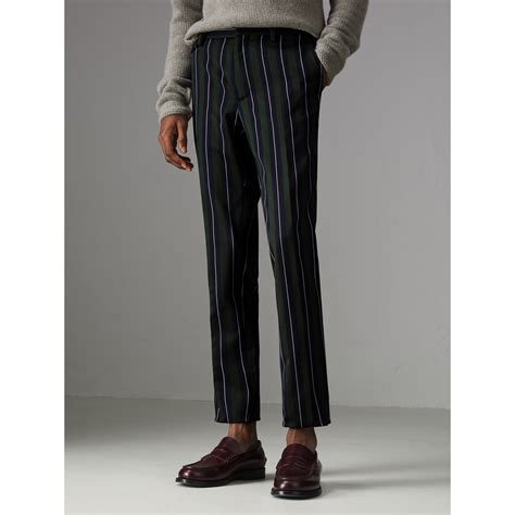 pantalone burberry righe|Pantaloni da uomo di Burberry .